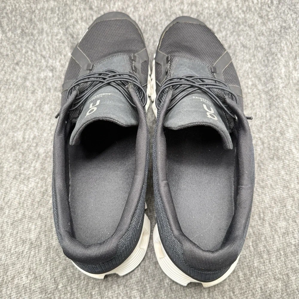 On Cloud 5 Men's Size 13 Black White Running Shoes Sneakers 59.98919‎